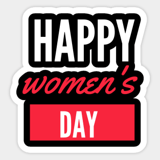 Happy women's day 2020 Sticker